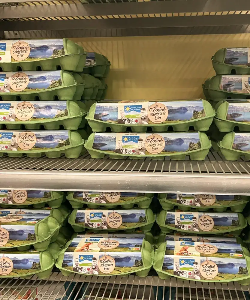 Eier vom Waldihof in der Migros